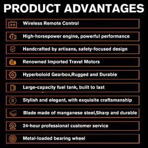 <span class=keywords><strong>Tondeuse</strong></span> à gazon robotisée intelligente à démarrage électrique avec puissant moteur diesel pour vergers et vignobles - Product Image 5