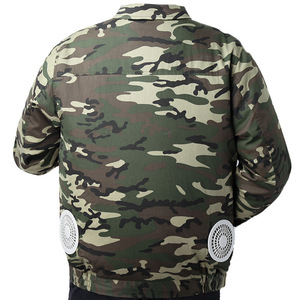 Vêtements climatisés d'été Zhebao, ventilateurs anti-stroke de chaleur, vêtements de travail pour soudeurs, vente directe usine pour hommes. - Product Image 2