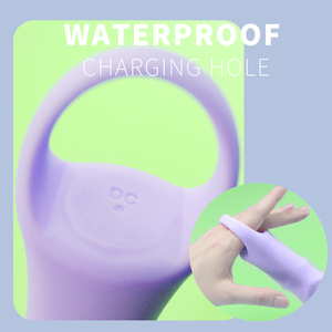 Giocattolo del sesso del vibratore del punto G ricoperto di Silicone <span class=keywords><strong>pieno</strong></span> per lo stimolatore del clitoride delle donne 10 vibratore ricaricabile del Dildo di vibrazione - Product Image 4