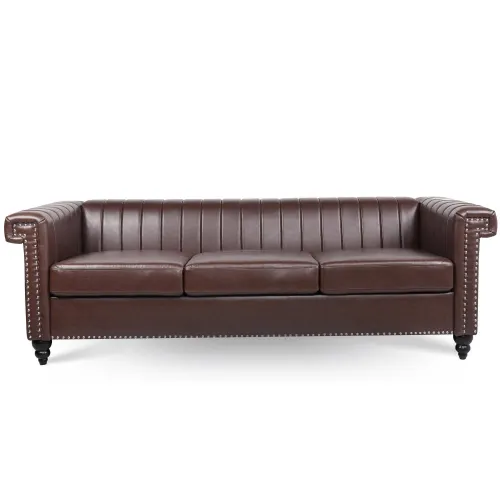 2023 nuovo modello divano nero divano sezionale divano in pelle italiana
