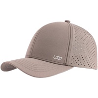 Gorras de Béisbol Personalizadas para Hombre, con Corte Láser, Resistentes al Agua, con Estampado 3D en Relieve, de 6 Paneles, con Cierre a Presión
