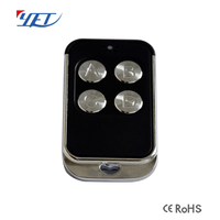 Control Remoto de 4 Teclas 433mhz con Código de Aprendizaje para Puertas Correderas/Garajes/Portones/Abridores/ Persianas Enrollables YET2147