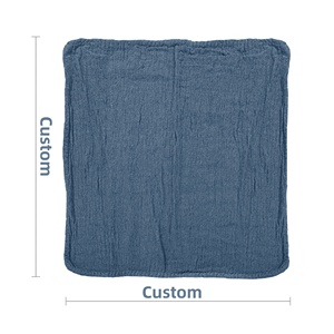 キッチンスクエアコットン自動車ショップタオル環境にやさしい耐久性と再利用可能な拭き掃除用吸収乾燥 - Product Image 5