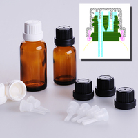 Botol Minyak Atsiri Amber 5ml untuk Kegunaan Industri Asal Shandong