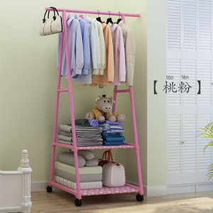 간단한 코트 랙 모바일 홈 침실 플로어 코트 디스플레이 랙 삼각형 옷 걸이 스탠드 - Product Image 5