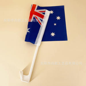 Drapeau national portable carré personnalisé de 3x5 pieds, impression en usine à chaud pour l'automobile, l'éducation et la publicité - Product Image 5