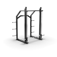 Máquina Smith Multifuncional de Alta Resistencia, Ajustable, Unisex, con Cable Cruzado, Soporte para Sentadillas, Comercial, Metálica, para Gimnasio