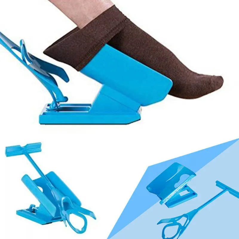 Fournitures pour personnes âgées, aide au port de chaussettes, conception de berceau Unique, système en plastique Portable 1 pièce