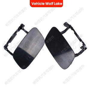 Cubierta de la boquilla del limpiaparabrisas delantero para Audi A4 B9 2013-2015, placa embellecedora de ABS con clip para lado derecho e izquierdo - Product Image 5