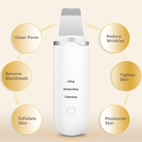 Exfoliante de Poros Profundos para la Piel, Recargable por USB, Vibraciones de Alta Frecuencia, Removedor de Maquillaje, Absorción de Nutrientes, Herramienta de Lifting y Exfoliación