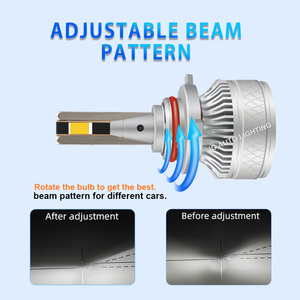 Chất lượng cao ws55 đôi ống đồng <span class=keywords><strong>22000</strong></span> lumen 12V 24V <span class=keywords><strong>LED</strong></span> bóng đèn H4 H7 H8 H9 H1 H3 hb3 9005 9006 9012 H11 tự động xe bóng đèn - Product Image 3