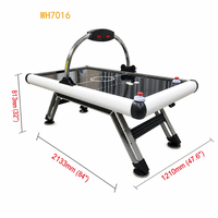 Table de hockey sur air de luxe de 7 pieds, économique, prix d'usine, taille standard, table de jeu d'arcade pour la maison, le fitness et le divertissement