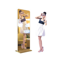 Miroir numérique mural moderne 32, 43, 55 pouces, affichage intelligent 4K HD, miroir magique, écran LCD pour cabine photo