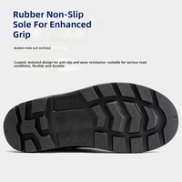 Bottes de sécurité en PVC à tige haute avec embout en acier, résistantes à l'usure, aux acides et aux alcalis, pour la cuisine et l'usine