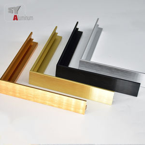 Meilleur rail à pince en aluminium personnalisé en usine rail mural suspendu en aluminium Offre Spéciale cadre <span class=keywords><strong>de</strong></span> miroir photo <span class=keywords><strong>profil</strong></span> en aluminium - Product Image 2