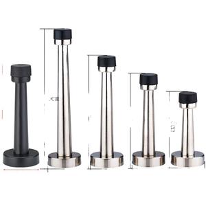 Butée de porte noire extra-longue en caoutchouc anti-collision pour salles de bain, blocage supérieur de porte, protection coupe-vent pour porte en verre - Product Image 2