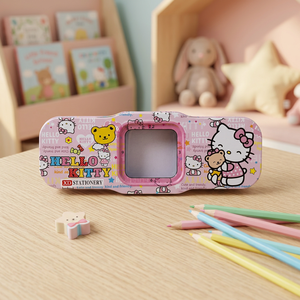 Caja metálica rectangular personalizada al por mayor con logo impreso para regalo, cosméticos, papelería y embalaje. - Product Image 1