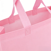 Sac fourre-tout en RPET recyclé non tissé, sac d'épicerie réutilisable minimaliste, logo personnalisé pour la promotion environnementale au Japon et en Corée