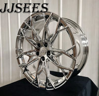 Jantes forgées sur mesure, jantes 5x4.5 style Super RS polies, 19, 20, 21, 22 pouces, compatibles avec F430 Panamera Wheel Tycan Macan