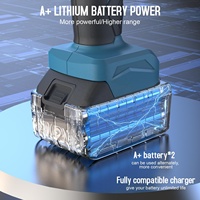 Herramienta de Prensado de Terminales de Cable Eléctrica Hidráulica Inalámbrica de 65KN con 11 Juegos de Matrices para Cobre y Aluminio
