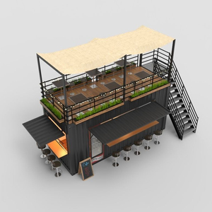 Contenedor prefabricado para cafetería, contenedor de 20 pies y 40 pies para tienda, 20 pies - Product Image 3