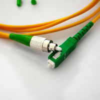 Haute qualité Simplex 3.0mm FC à SC cordon de raccordement à fibres optiques fils de câble de gaine en PVC câbles et assemblages de câbles
