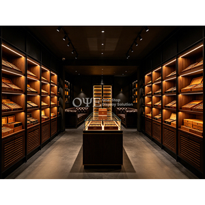 Conjunto de Equipos para Tienda de Cigarros de Lujo, Humidor de Cedro Español, Mueble Exhibidor para Cigarrillos - Product Image 2