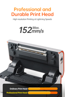 Imprimante thermique directe Wifi 108mm Machine postale Petite imprimante Imprimante multi-usages Machine à étiquettes Autocollant