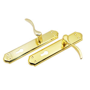 Poignées et serrures de porte en alliage de zinc de style européen classique moderne de bonne qualité avec cylindre de porte et clés - Product Image 6