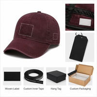 Gorra de béisbol táctica de lujo OEM de fábrica directa, de lona desgastada transpirable, con parche de PVC tonal personalizado, para uso urbano, común y privado