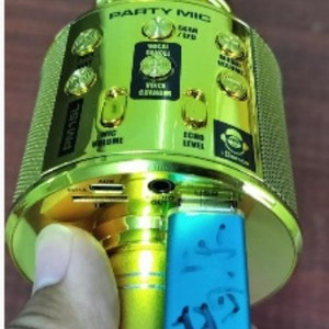 Party Mic Portable Karaoke <b>Microphone</b> Metal Body Recording Share Function 858L - Product Image 3