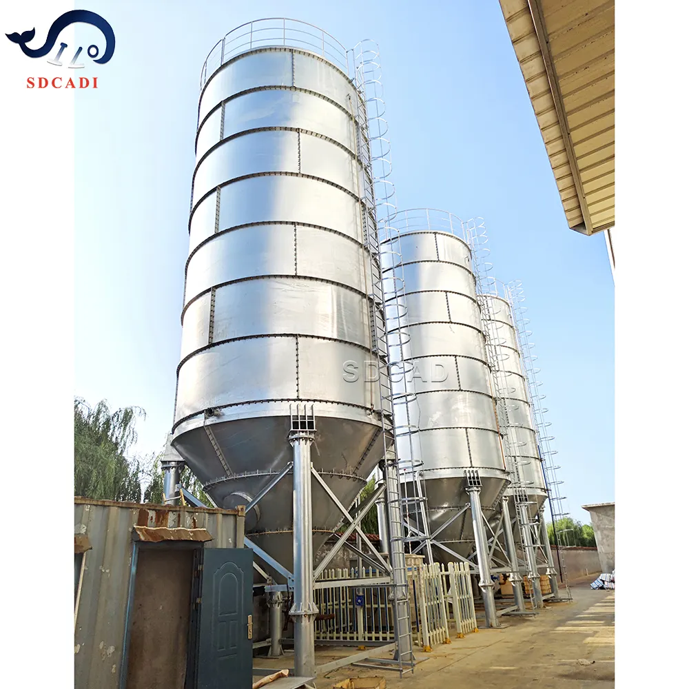 SDCAD Brand Special customization bolted cement silo building cement silo capacity concrete cement silo