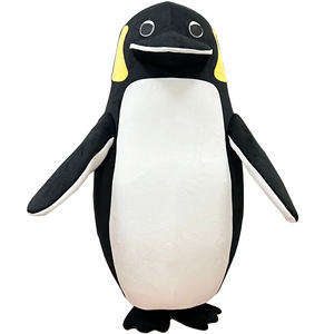 Costume <span class=keywords><strong>de</strong></span> mascotte gonflable pingouin, jouets d'usine, costume <span class=keywords><strong>de</strong></span> mascotte gonflable en peluche douce pour animaux - Product Image 1