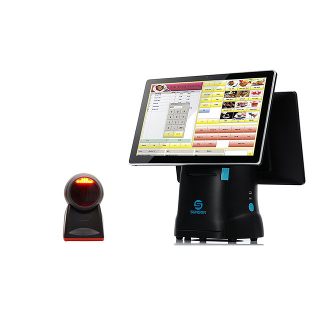 All-in-One Android Windows POS System Business Software Electronic Computerized Cash Register Machine Scanner Printer for PC