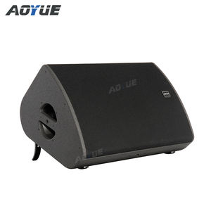 Clair, professionnel, basse fréquence, scène 35 ° à 55 °   Haut-parleur de monitoring de scène à large bande de fréquences de 15 pouces, bi-amplifié, à aimant néodyme, avec angle réglable - Product Image 2