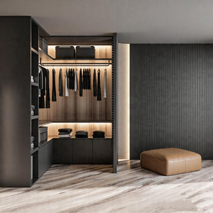 <span class=keywords><strong>Armadio</strong></span> <span class=keywords><strong>Cabina</strong></span> in Legno Scuro con Cassetti e Porta <span class=keywords><strong>Scarpe</strong></span>, Vendita Diretta dalla Fabbrica, Mobile per Camera da Letto e Spogliatoio, Arredamento Casa - Product Image 2