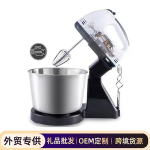 เครื่องตีไข่ไฟฟ้าแบบตั้งโต๊ะ โถสแตนเลส ดีไซน์หัวเอียง สำหรับทำขนมอบ ผสมแป้งเค้ก ใช้ในครัวเรือน - Product Image 5