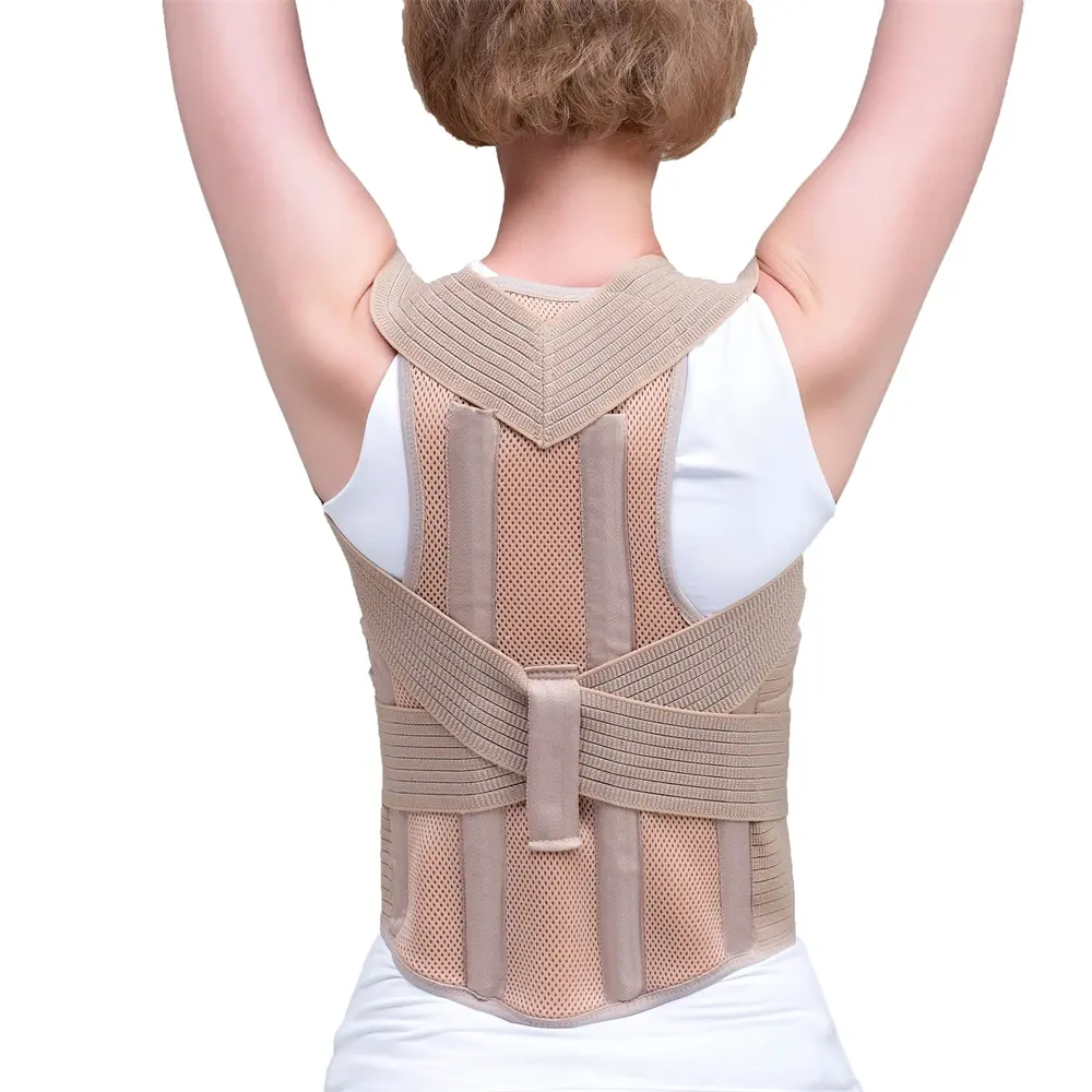 Women ADJUSTABLE POSTURE BACK CORRECTOR BRACE LUMBAR BACK BELT POSTURE SUPPORT