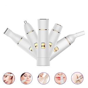 Voyage USB étanche Mini tondeuse à cheveux épilateur facial indolore pour les femmes tondeuse à sourcils et nez Bikini dispositif d'épilation - Product Image 6