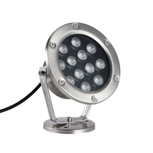 Projecteur LED Submersible IP68 en Acier Inoxydable pour Piscine, Extérieur, Couleurs RGB/RGBW, Télécommande pour Bassin, Jardin Aquatique - Product Image 1