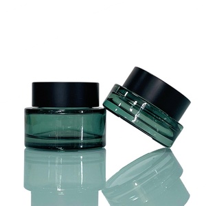 Thick Bottom Skincare Packaging Glass Jar Green <b>Clear</b> Toner Essence Serum Lotion Cosmetic Glass Bottle With Pump Spray - Product Image 5