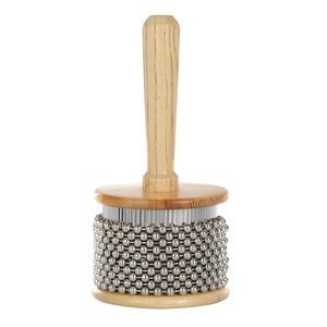 <span class=keywords><strong>Pop</strong></span> Hand Shaker Instrumento <span class=keywords><strong>de</strong></span> percusión <span class=keywords><strong>de</strong></span> madera Cabasa para <span class=keywords><strong>banda</strong></span> Educación musical 3,5 pulgadas - Product Image 1