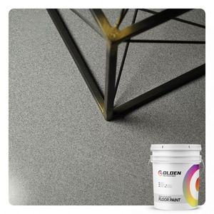 Peinture liquide industrielle écologique pour sols en béton, époxy imperméable pour intérieur avec application au pinceau de sable coloré - Product Image 1