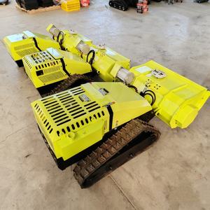 Tondeuse à gazon sur chenilles à essence de 800 mm avec lames de balayage, tondeuse tout-terrain pour vergers et arbustes - Product Image 2