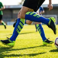 Chaussettes de compression en nylon et élasthanne personnalisées en gros pour la récupération musculaire et la performance des athlètes américains pour la course à pied, le basketball et l'entraînement