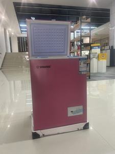 Nuevo Congelador Horizontal Pequeño de 60L Color Rosa - Mini Refrigerador Elegante para Congelación Rápida de Alimentos - Product Image 2