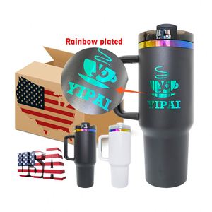 Vaso Holográfico Aislado al Vacío de 40 oz con Recubrimiento Arcoíris para Grabado Láser - Product Image 3