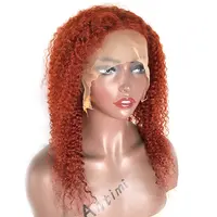 थोक बुनाई और wigs बिक्री लक्जरी फीता विग लहर गांठदार घुंघराले टी भाग सामने स्विस पारदर्शी फीता मानव बाल Wigs