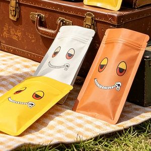 Sacs d'emballage alimentaire de haute qualité 100g 250g 500g pour chocolats et biscuits, abordables, échantillons gratuits, refermables, personnalisables - Product Image 6