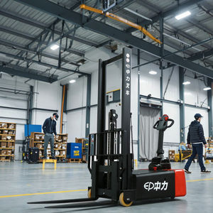 Zhongli EP Equipment 0,6 T 1T Apilador de palés eléctrico Carretilla elevadora ECT061 Carretilla elevadora portátil con contrapeso - Product Image 1